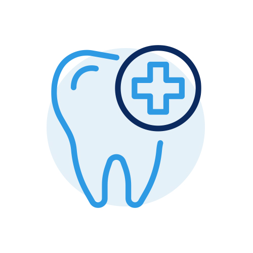 Icon of Tooth with Medical Cross
