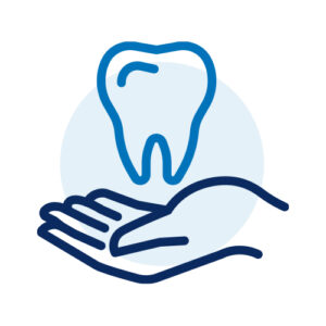 Icon of Hand Holding Tooth